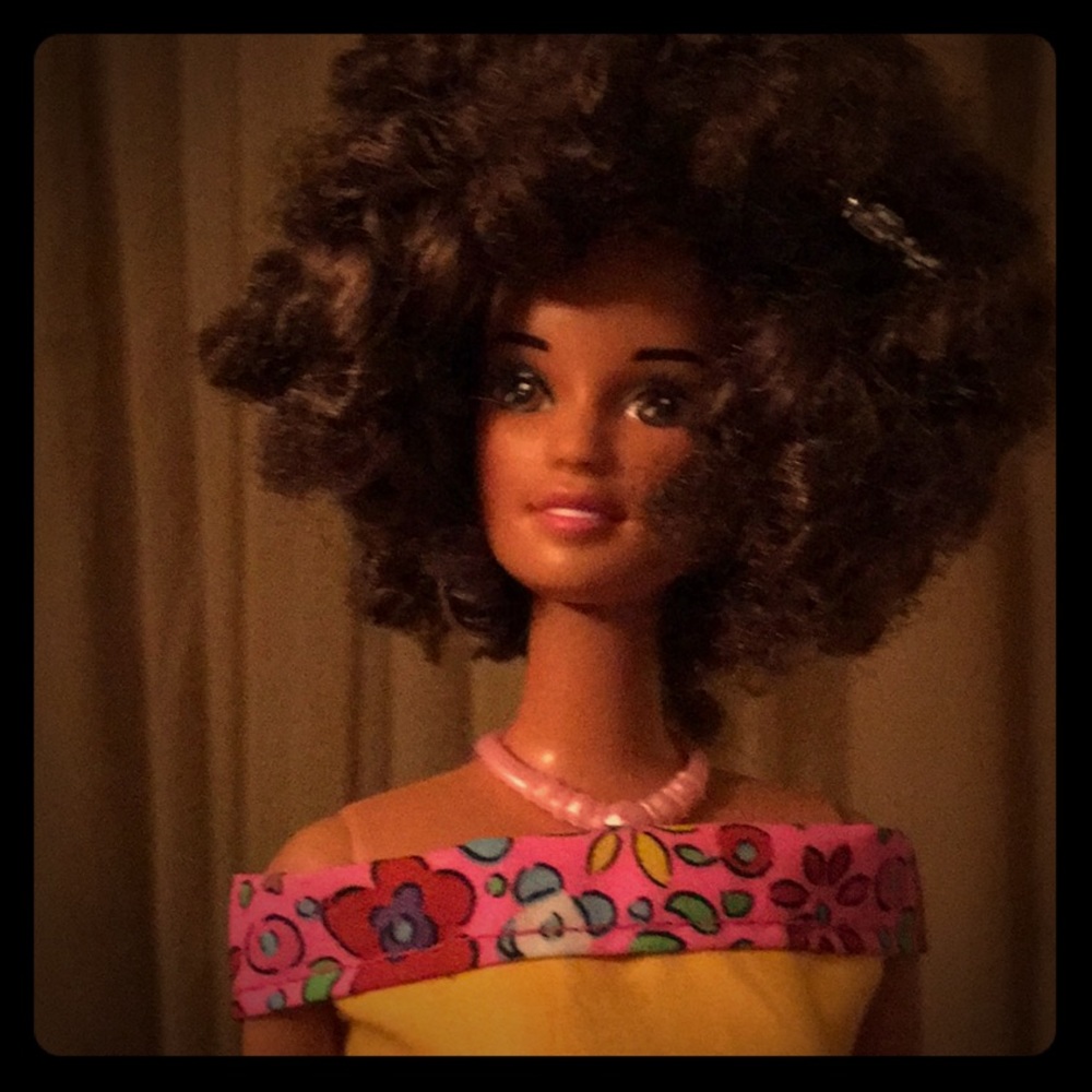 Doll Teresa with curly hair